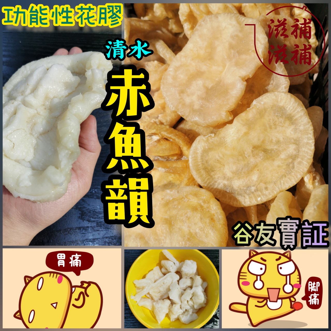 頂級赤魚肉韻花膠