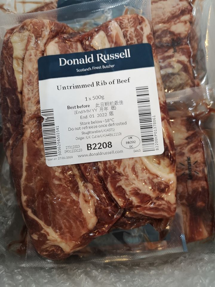 英國 Donald Russrll 牛肋條
