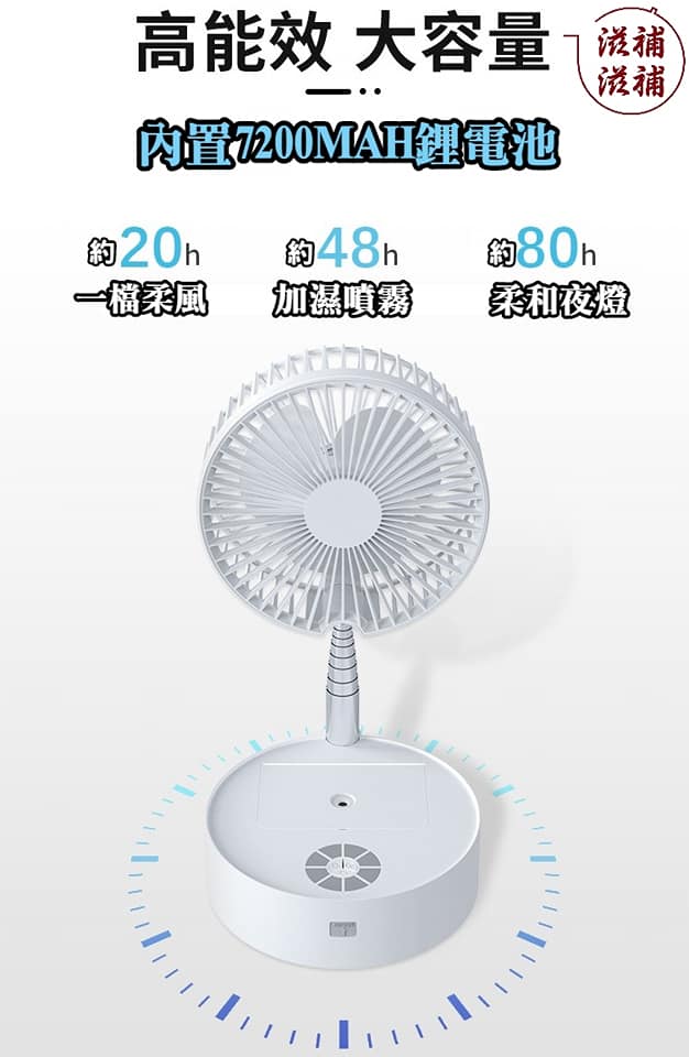 香薰加濕驅蚊劑搖擺座枱座地型格風扇
