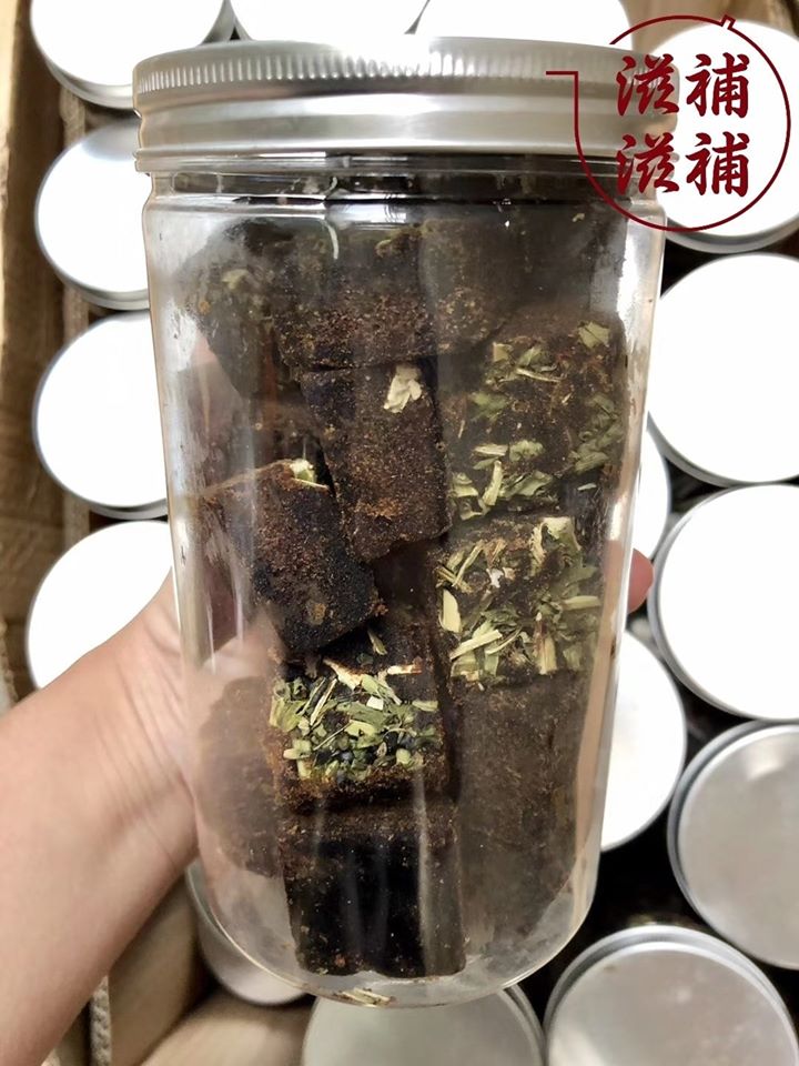 益母草黑蔗糖磚