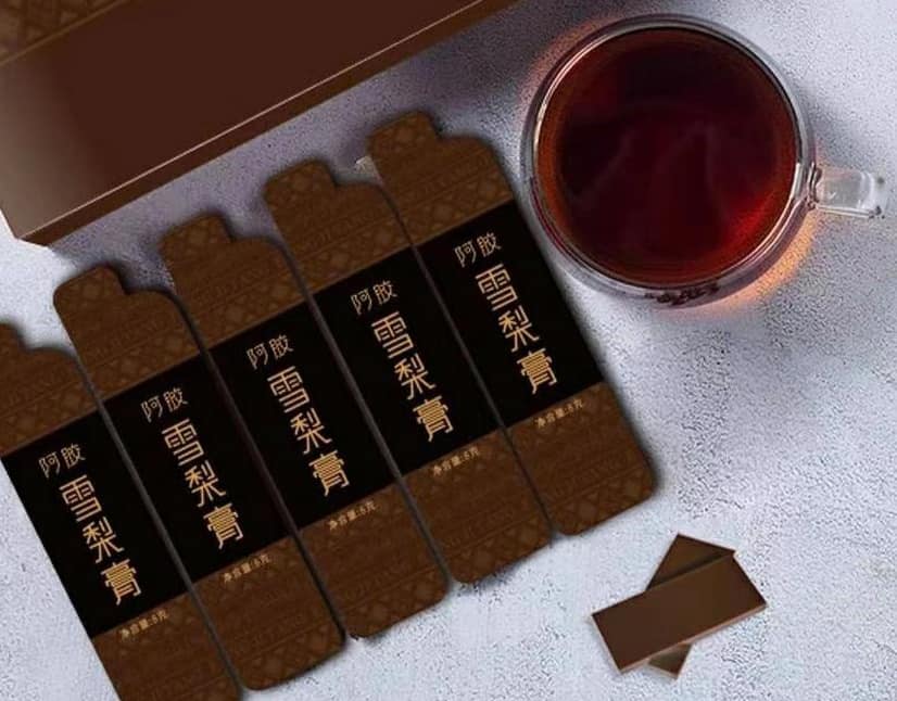 阿膠雪梨膏